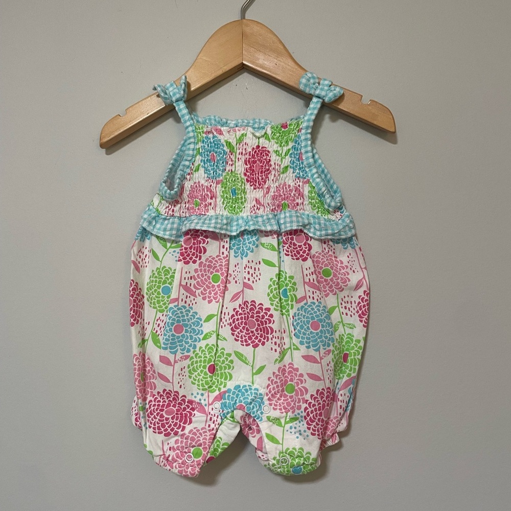 Nursery Rhyme Smocked Romper